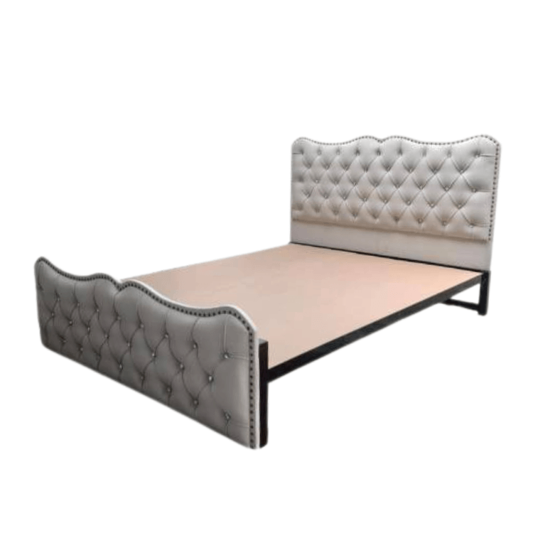 ฐานรองหัวเตียง 6 ฟุต WISDOM DESIGN FURNITURE รุ่น ROYAL PRINCESS สีเทา